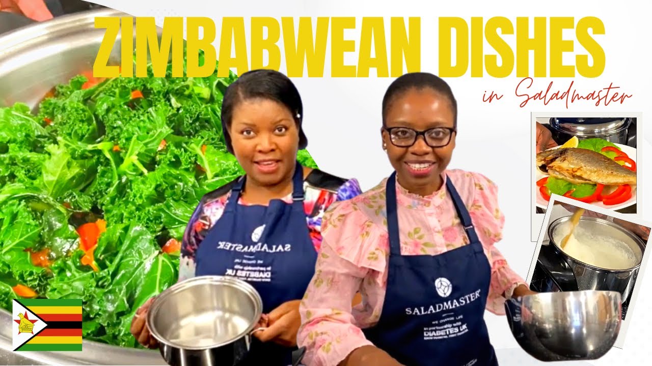 Saladmaster Cooking with Zimbabwean Influence | Sadza | Okra | Greens | Neolife Cooking Club