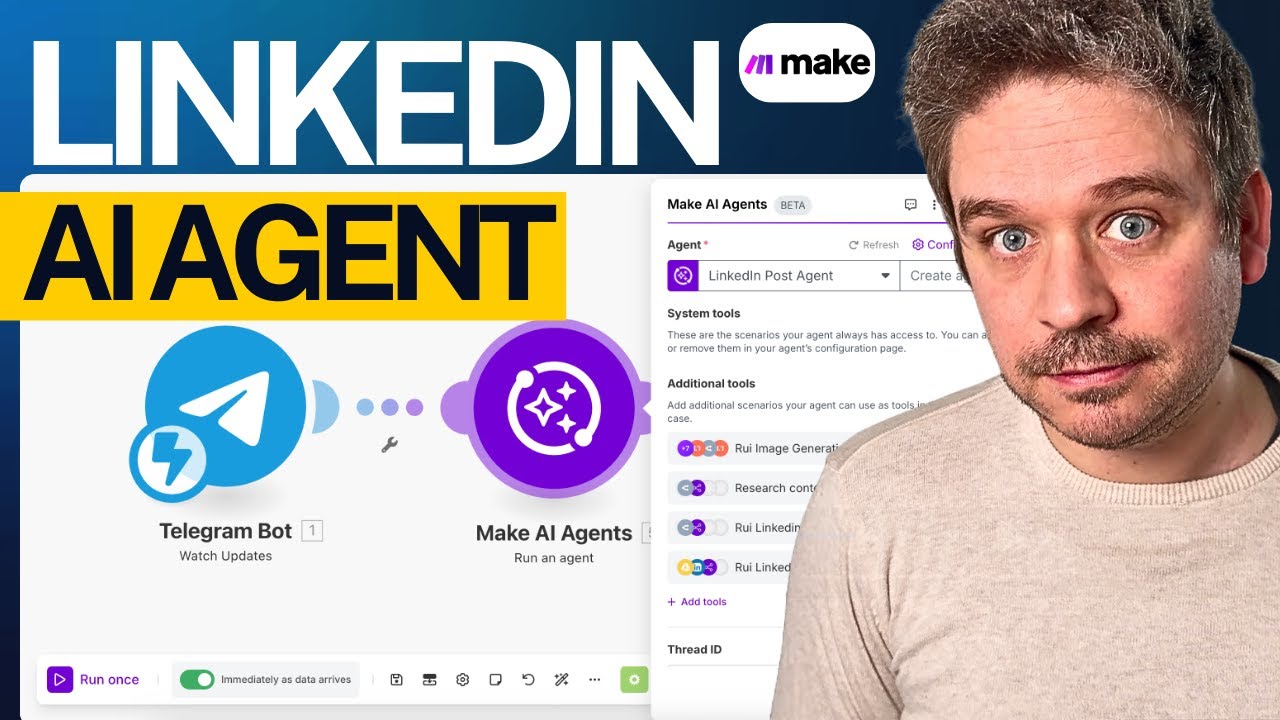 How to Create a LinkedIn AI Agent Using Make (Easy Mode)