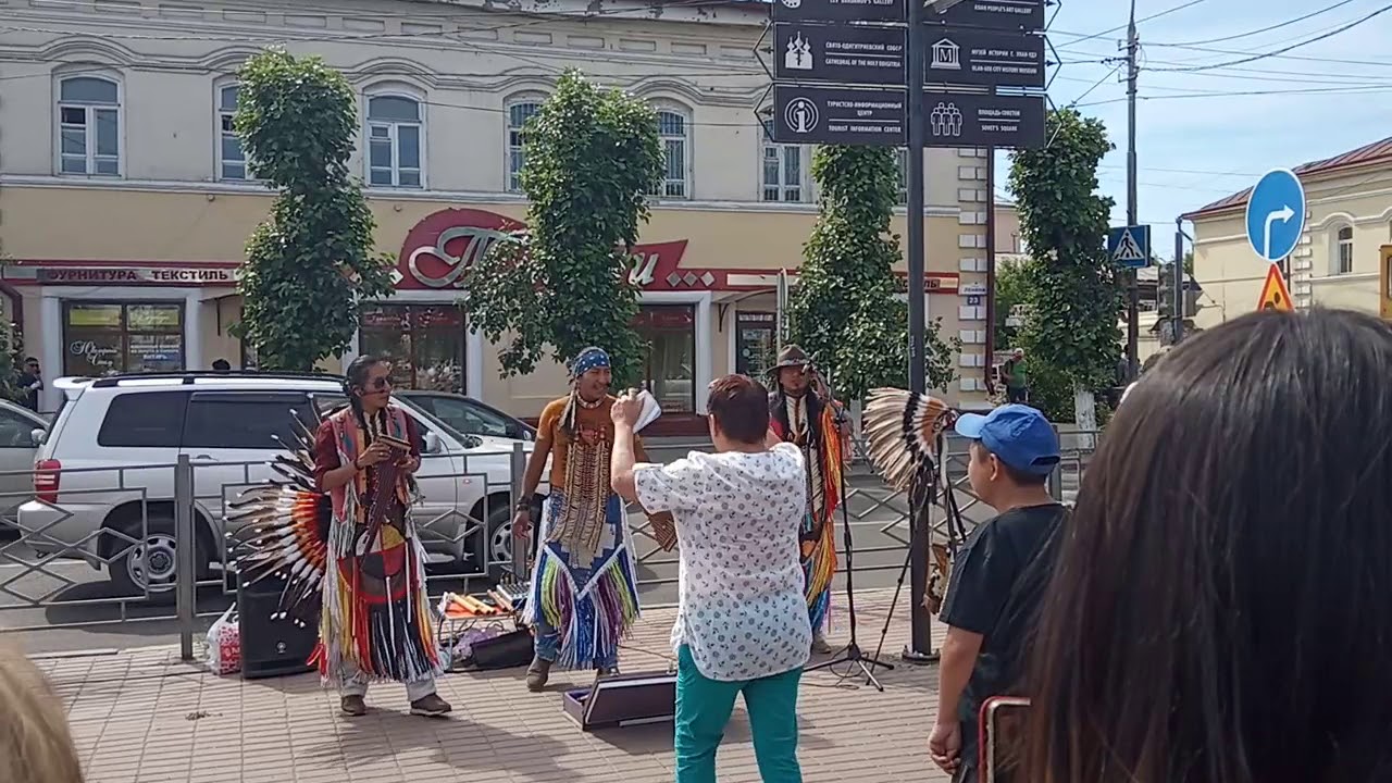 Музыка индейцев. Группа в Улан-Удэ 20.06.19 -  Ponchito