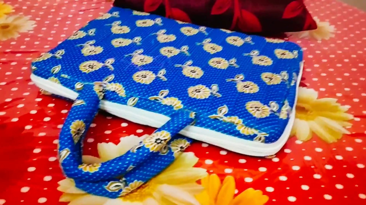 Laptop bag making at home/how to make a laptop bag(simpleWay)/लेपटॉप बैग घर पर बानाने का आसान तरीका