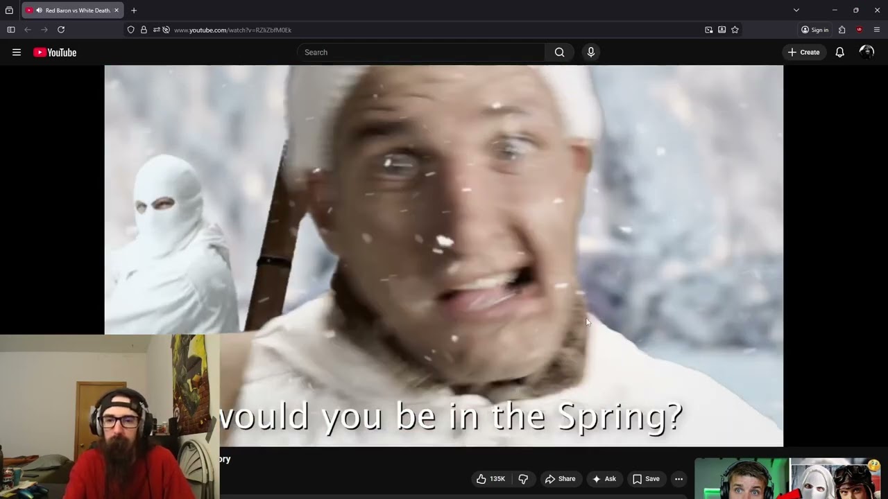 WillTheDeity reacts to: Red Baron vs White Death. Epic Rap Battles of History