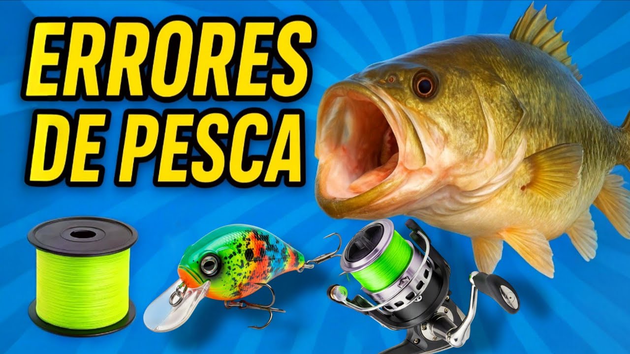 5 ERRORES de PESCA que DEBES EVITAR a TODA COSTA