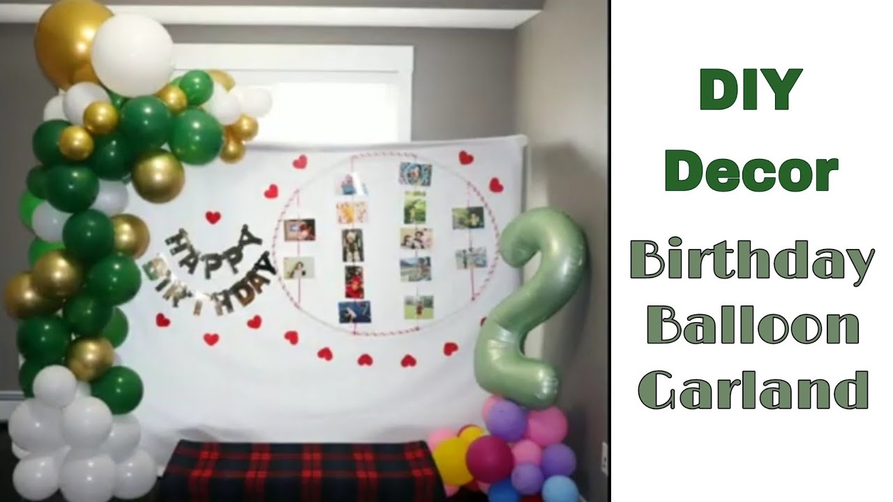 DIY Birthday Decorations at Home | Budget - friendly Birthday Decoration Idea