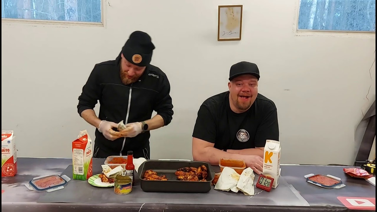 Wings challenge - Poppamiehen Firedemon sauce