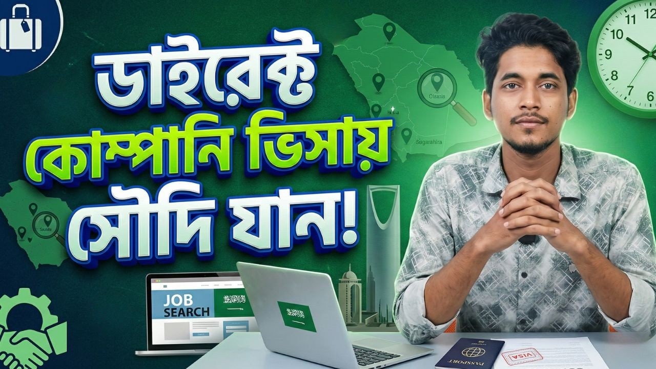 সৌদি ডাইরেক্ট কোম্পানি ভিসা – কত টাকা লাগে? কতদিনে পাওয়া যায়?