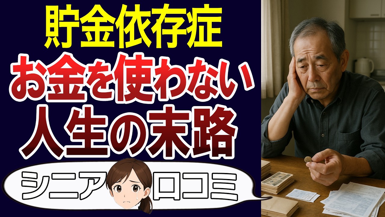 【貯金依存症】60代で気づいたお金を使わなかった末路。口コミ30個ご紹介＜老後・シニアライフ＞