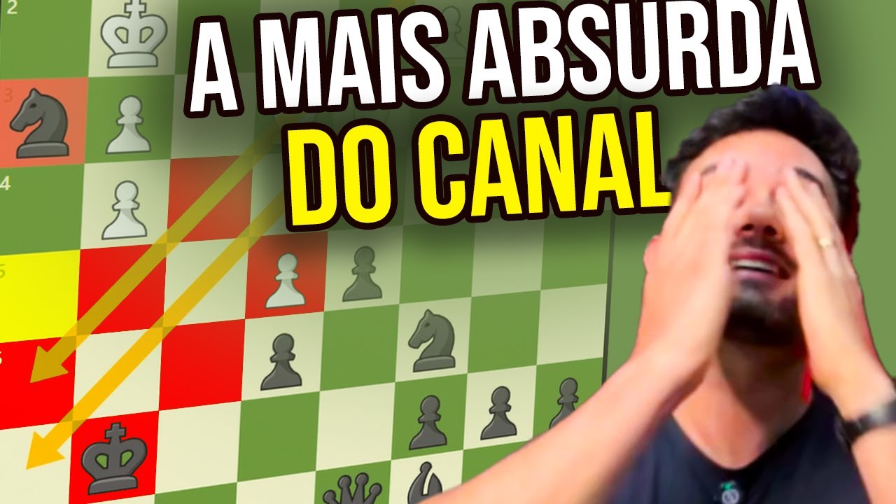 Joguei a PARTIDA mais ABSURDA da história desse canal!! [Desafios Impossíveis #03] Xadrez Online