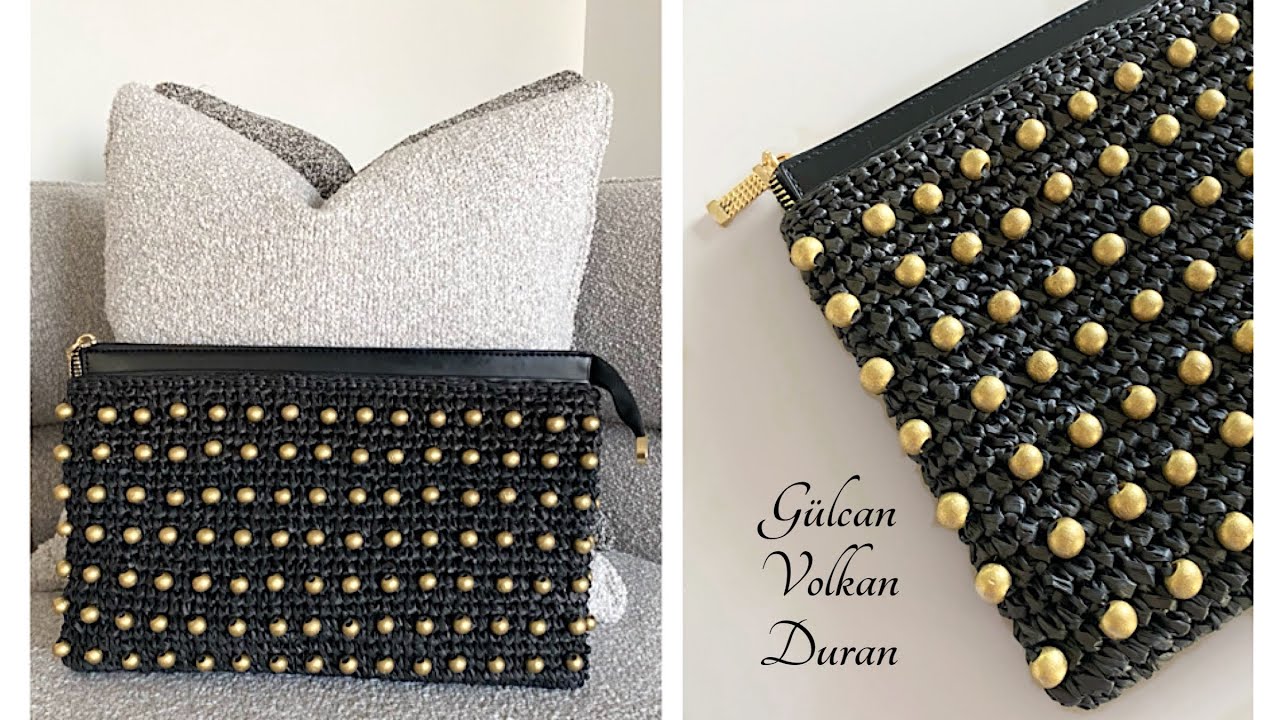 TIĞ İŞİ CLUTCH ÇANTA - YAZLIK KOLAY MODEL YAPIMI