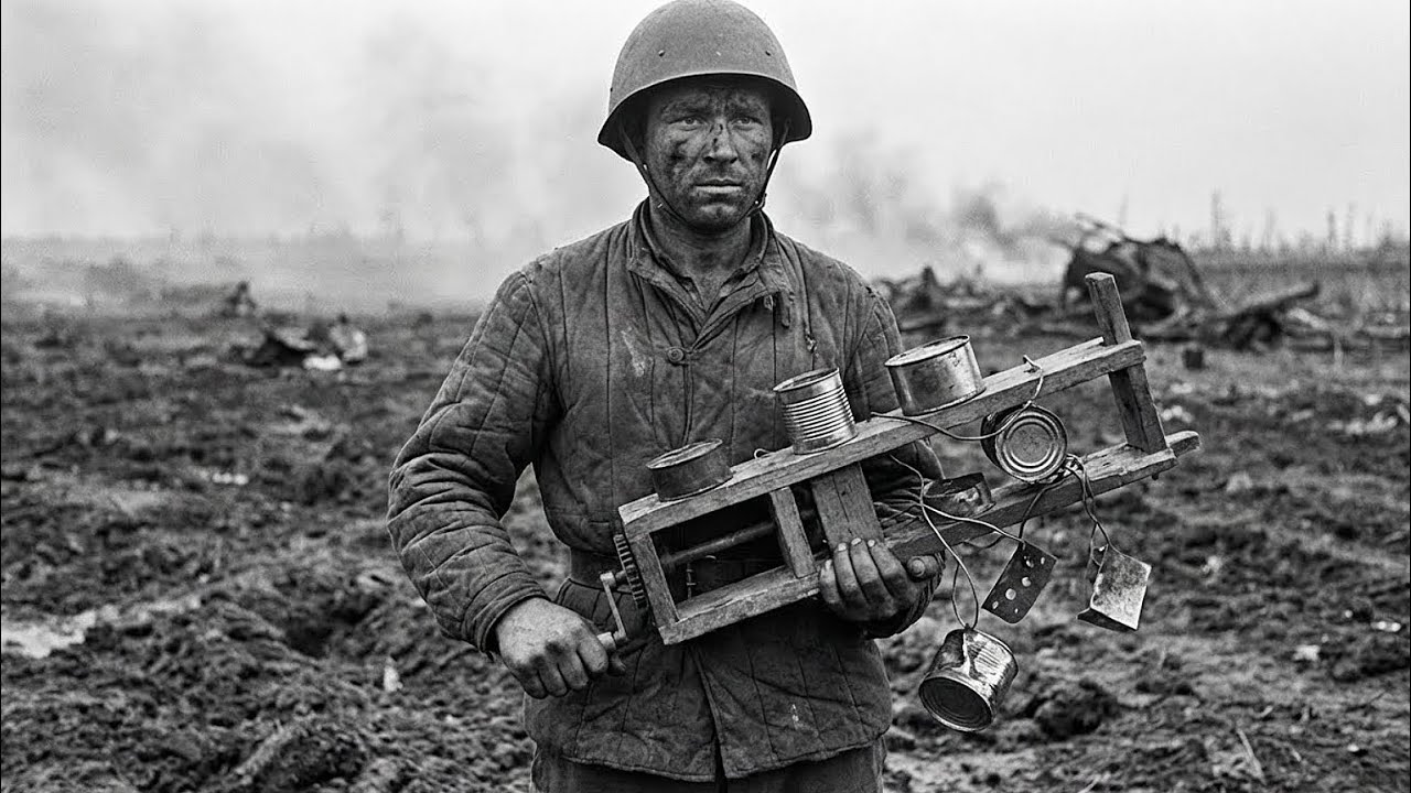 Немцы Бросали Окопы и Бежали! Советский Солдат Придумал &laquo;Запрещеную Трещотку&raquo; Из Мусора...