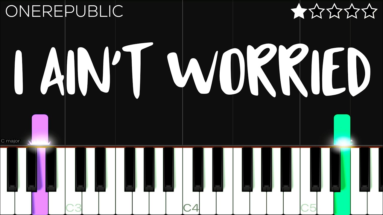 OneRepublic - I Ain’t Worried (From “Top Gun: Maverick”) | EASY Piano Tutorial