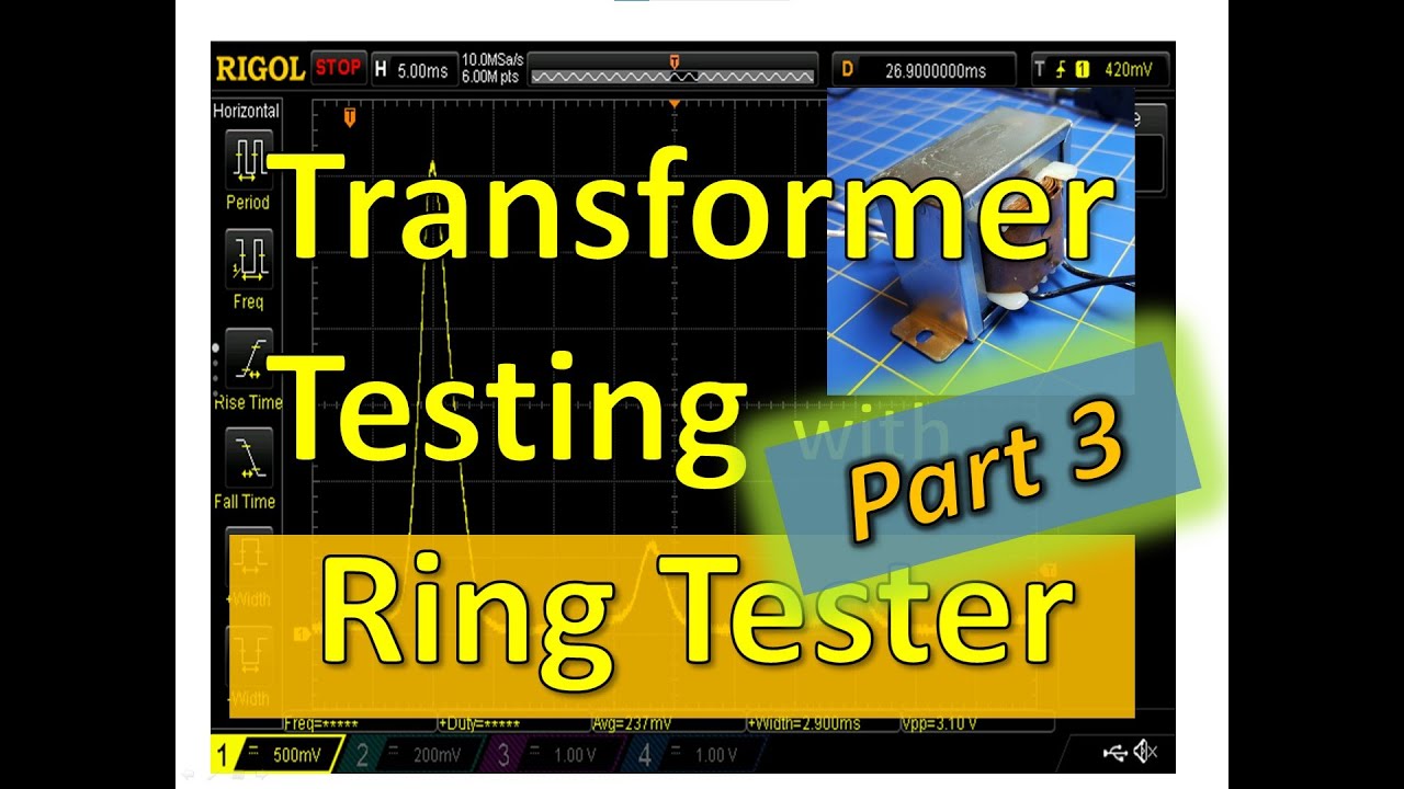 Transformer Testing with RingTester Part 3: Power Transformer