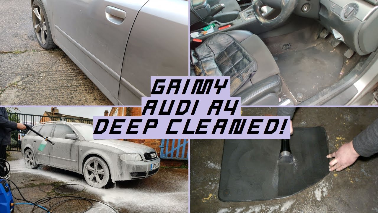 Тщательная чистка нашего грязного Audi A4 B6 Avant! - Детейлинг с использованием гаражного прицеп...