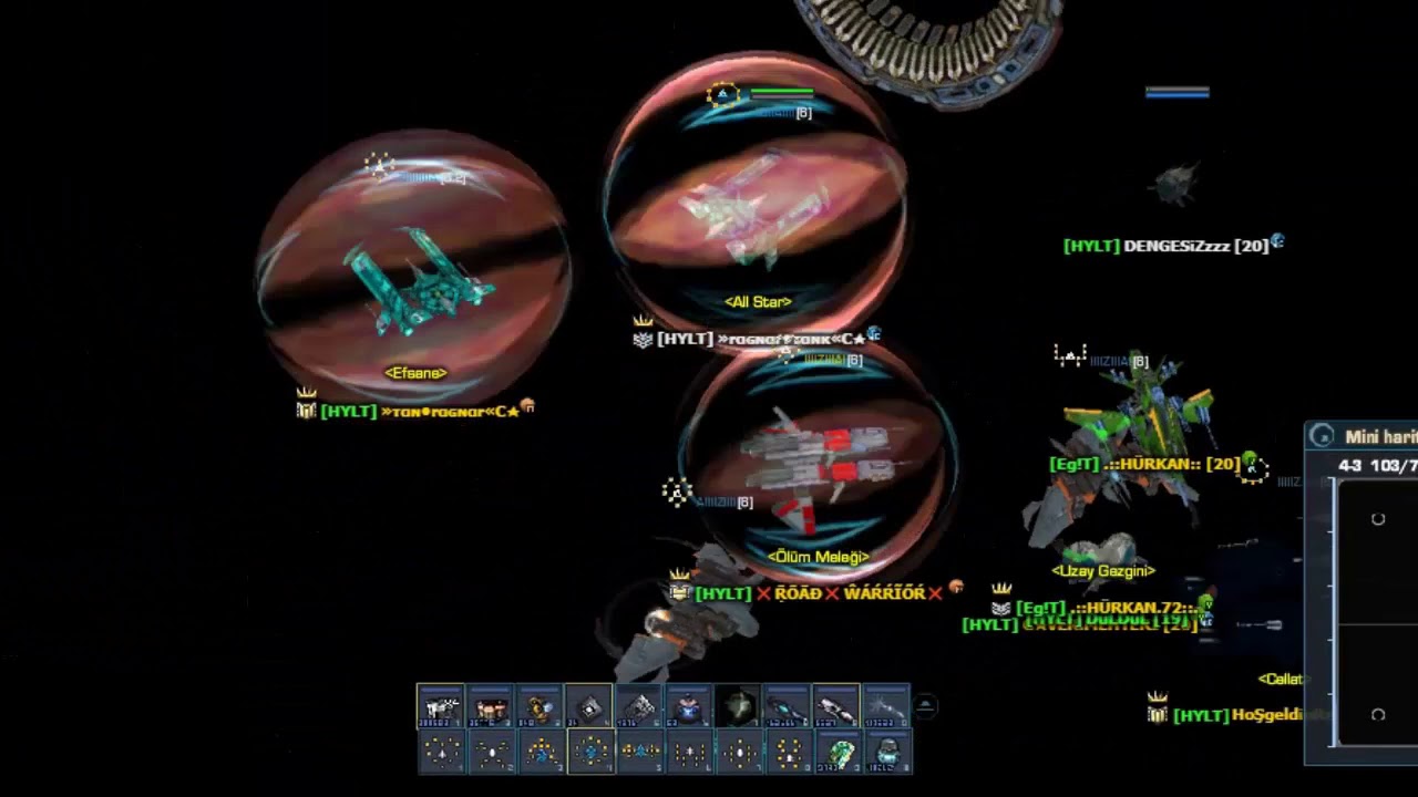 DARKORBİT TR1 &Ouml;ZEL-ROAD-HYLT VS REAL-PARS-ARMA  #PVPWARS