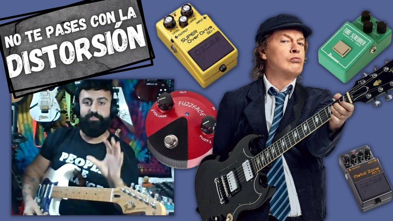OVERDRIVE vs DISTORSIÓN vs FUZZ. Masterclass #08. ERIZO Escuela de Música