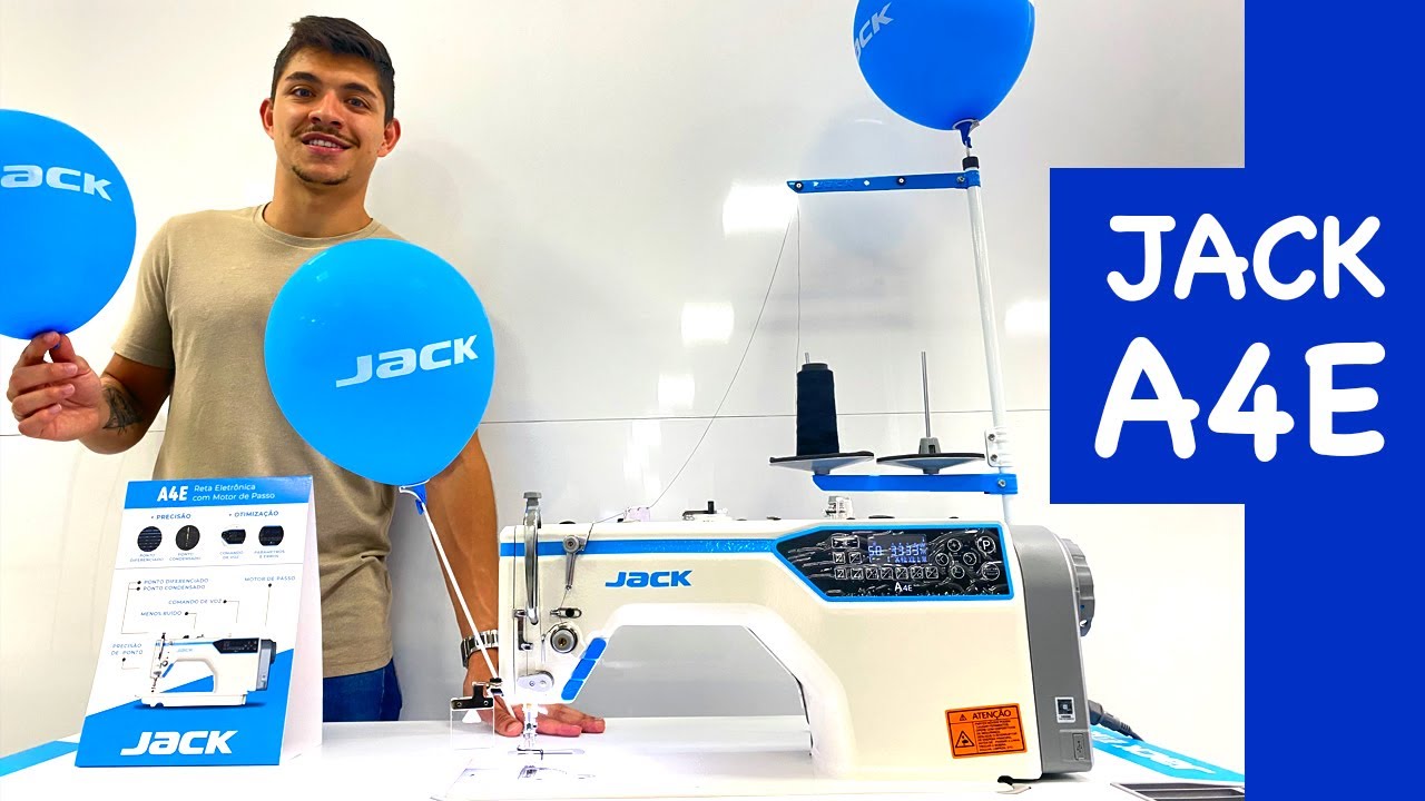 Máquina de Costura Jack Industrial A4e - Diferenciais e Características