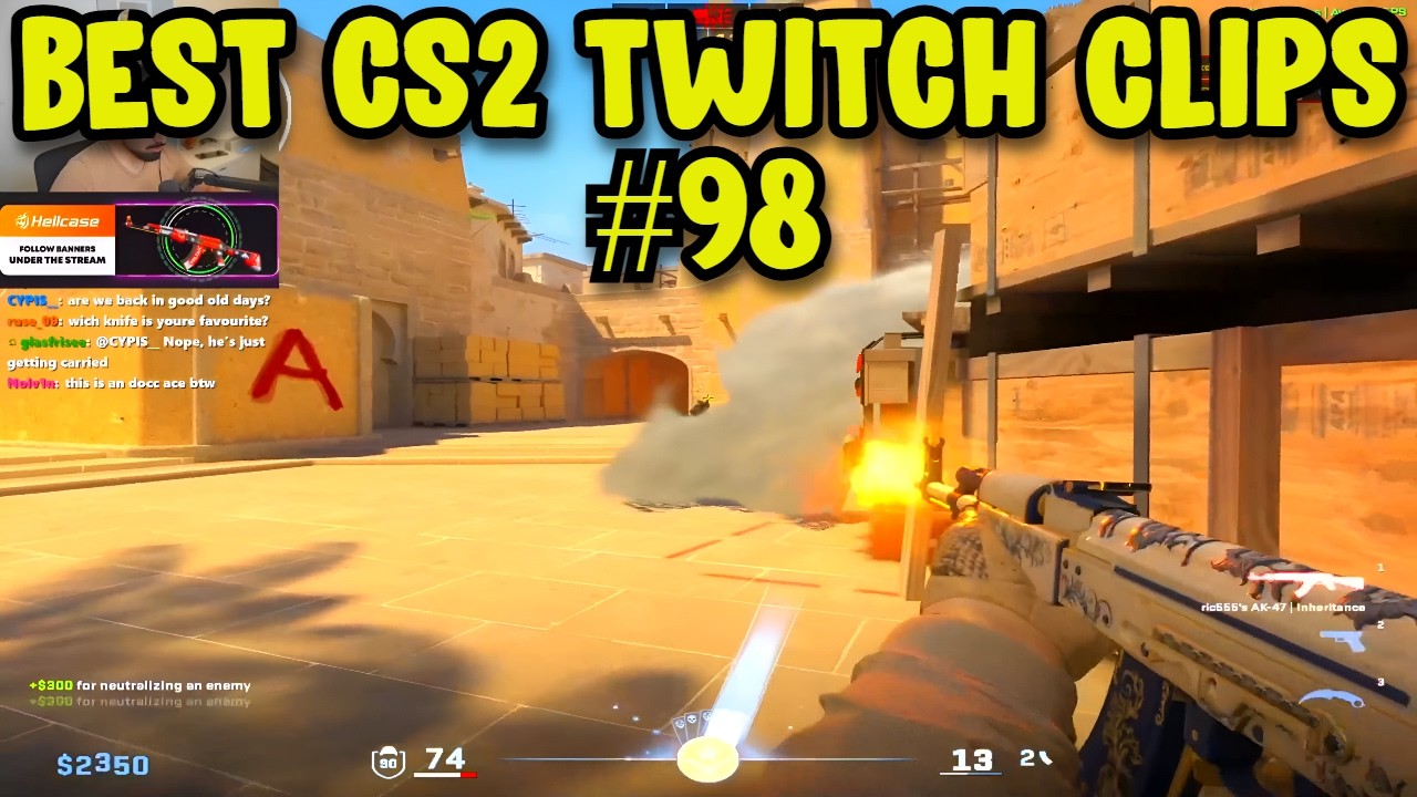 ЛУЧШИЕ КЛИПЫ CS2 #98 | ЛУЧШИЕ МОМЕНТЫ CS2 НА TWITCH