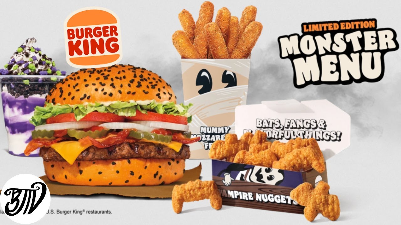 Ограниченное издание Monster Menu в Burger King