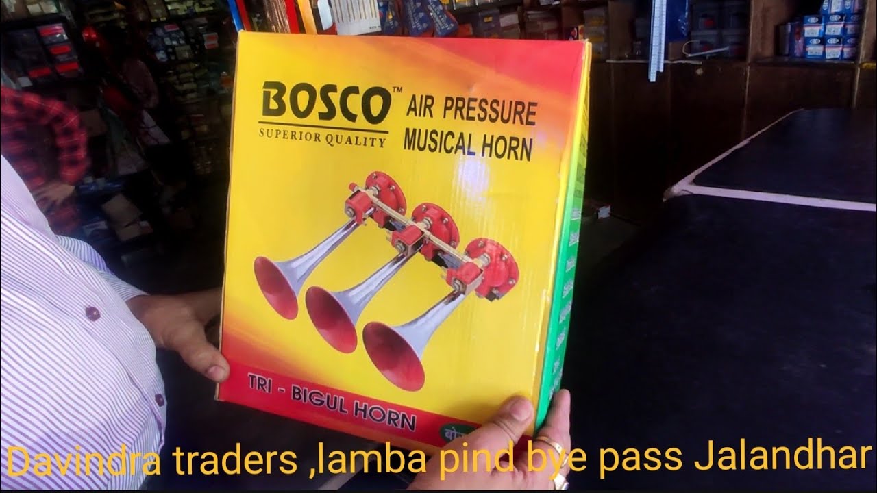3 pipe air pressure horn (unboxing and presentation )