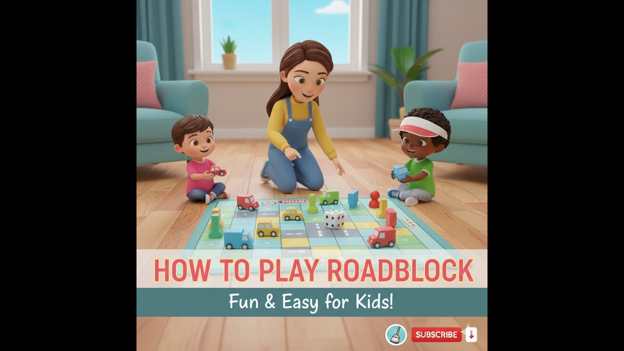 How to play roadblocks| Animated videos for kids| children learning| kids development |kids Games
