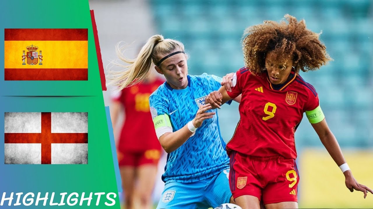 Semi-Final 🏆 Spain vs. England | Women's European U17 Championship - Highlights All Goals 23/05/23