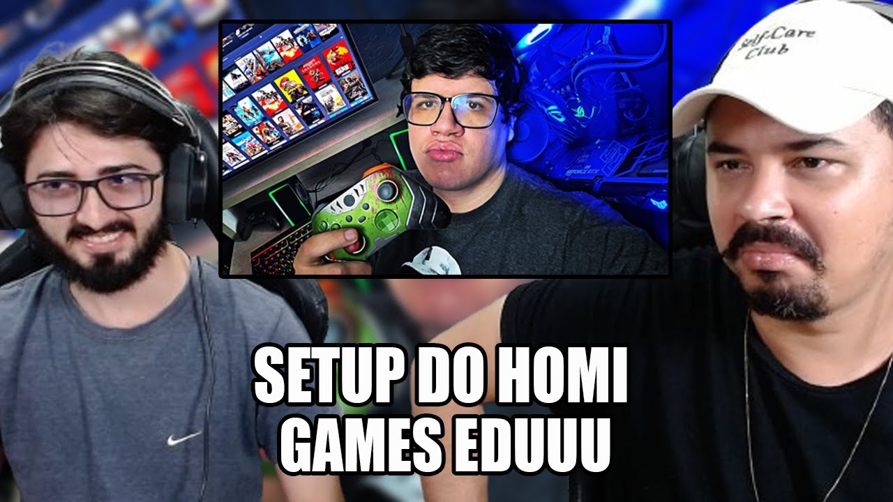SETUP DO HOMI 👍 | Games EduUu | REACT Newspaper