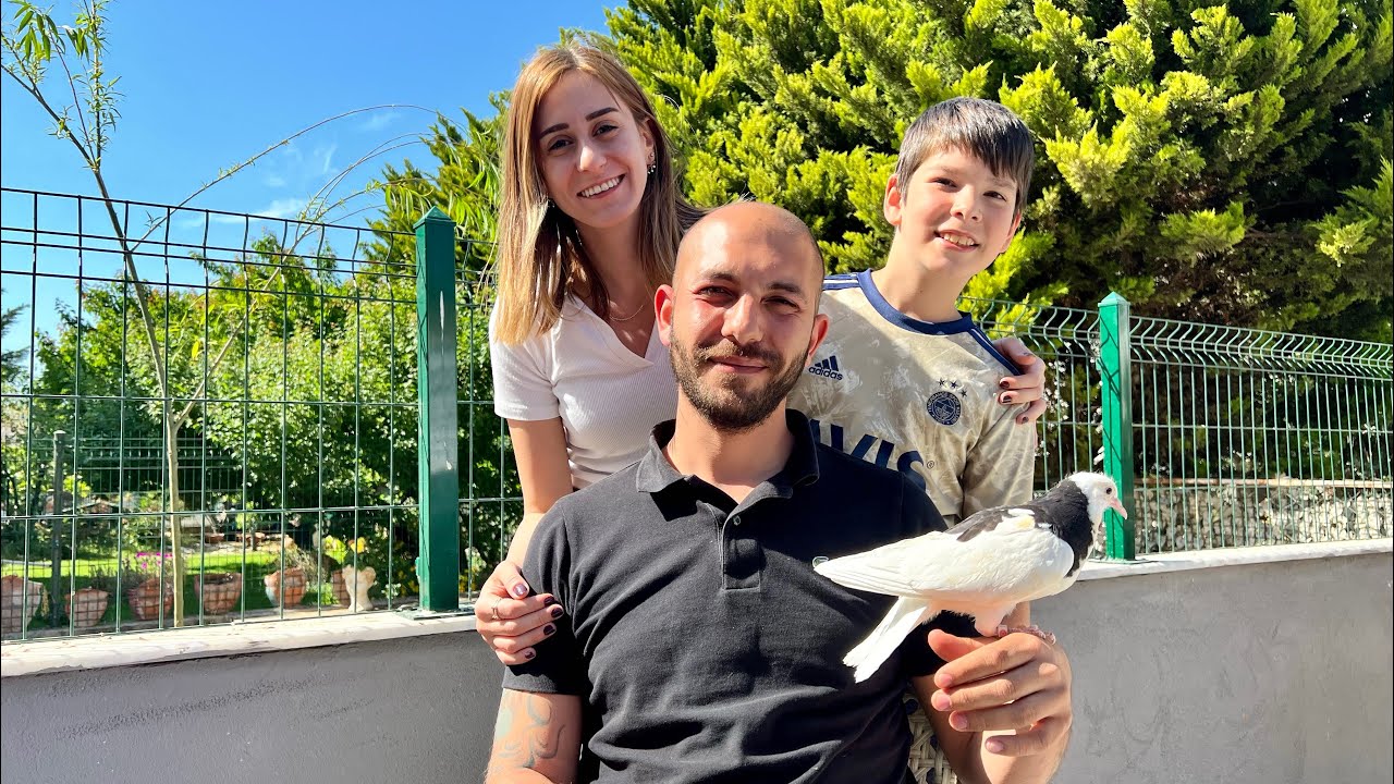 CEM UYAR GÜVERCİNLERİNE BAKIN NASIL BAKIYOR  Dönek güvercin sevdalısı spinner Dunek Pigeons donek