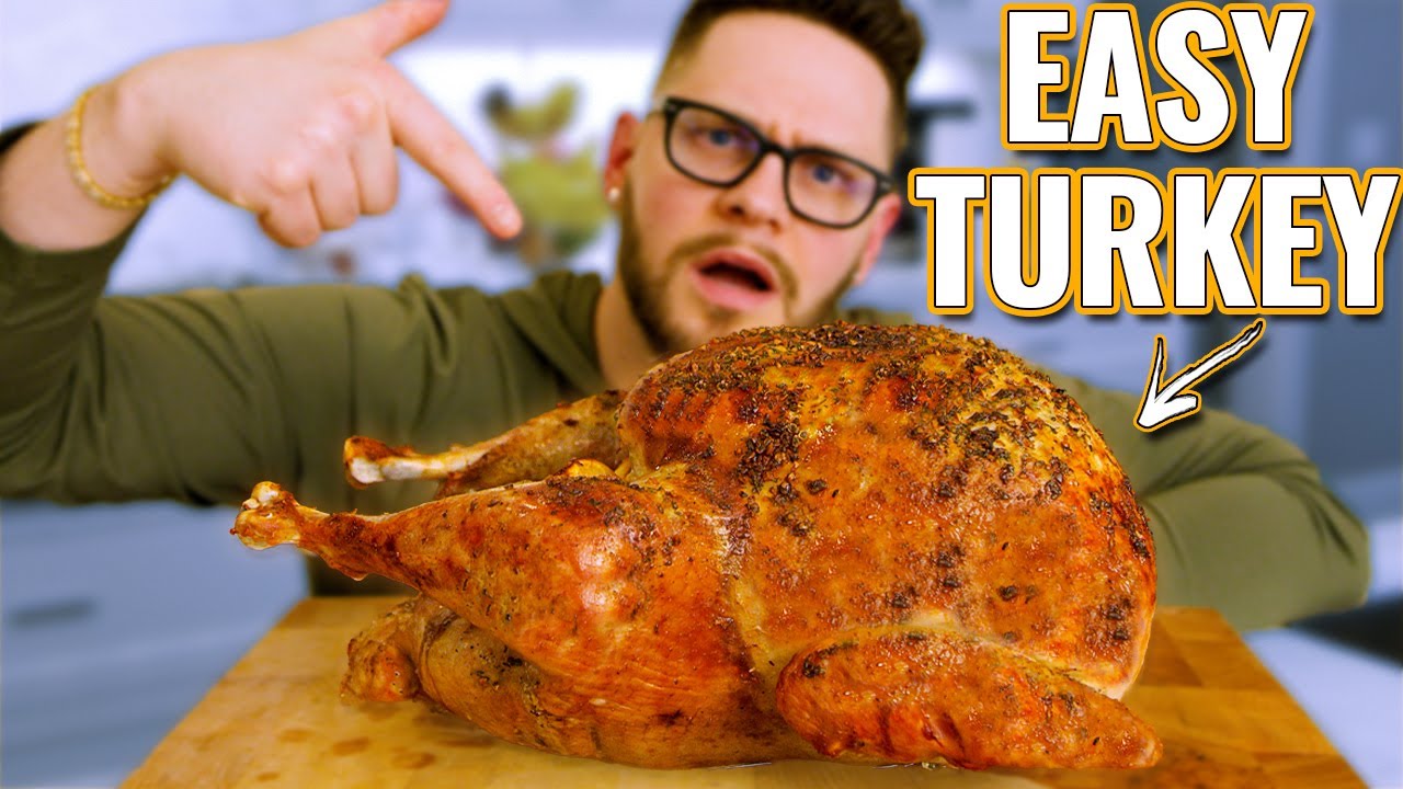 EASY ROASTED TURKEY! How to cook the Best Turkey & Gravy Recipe!