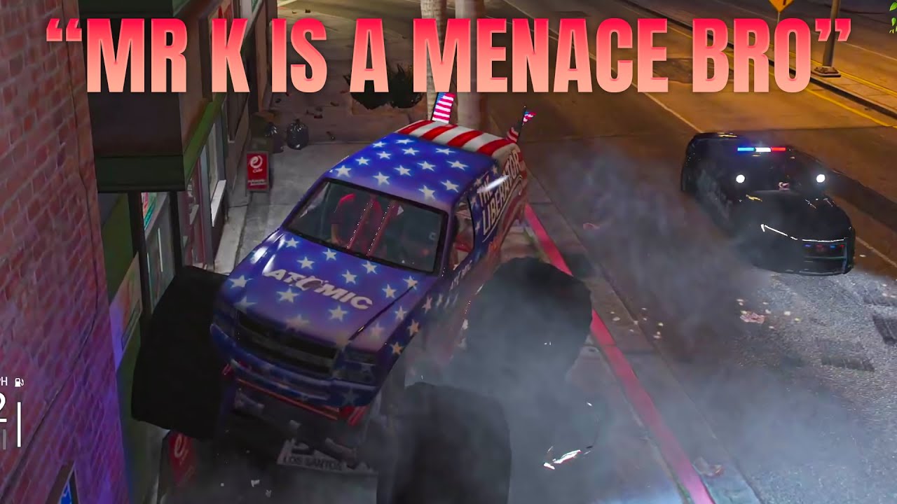 Peanut And Mr K Being SBS Duo In A Monster Truck | Nopixel 4.0