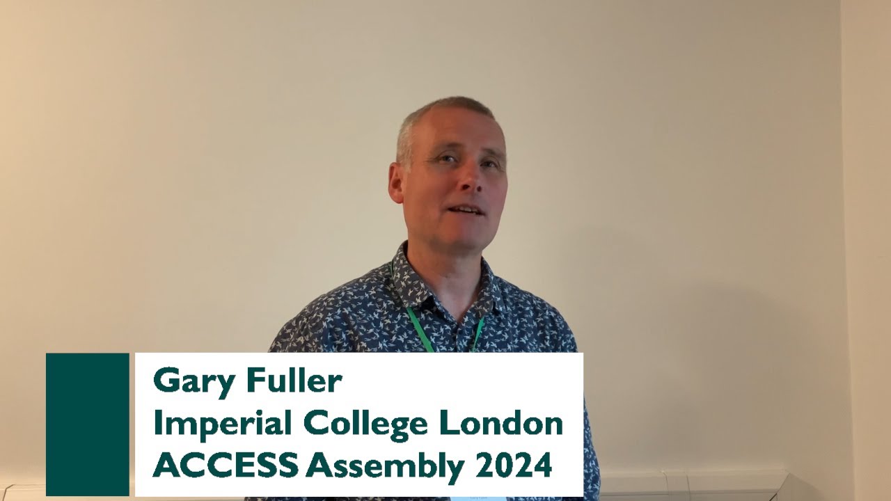 Gary Fuller at the ACCESS Assembly 2024