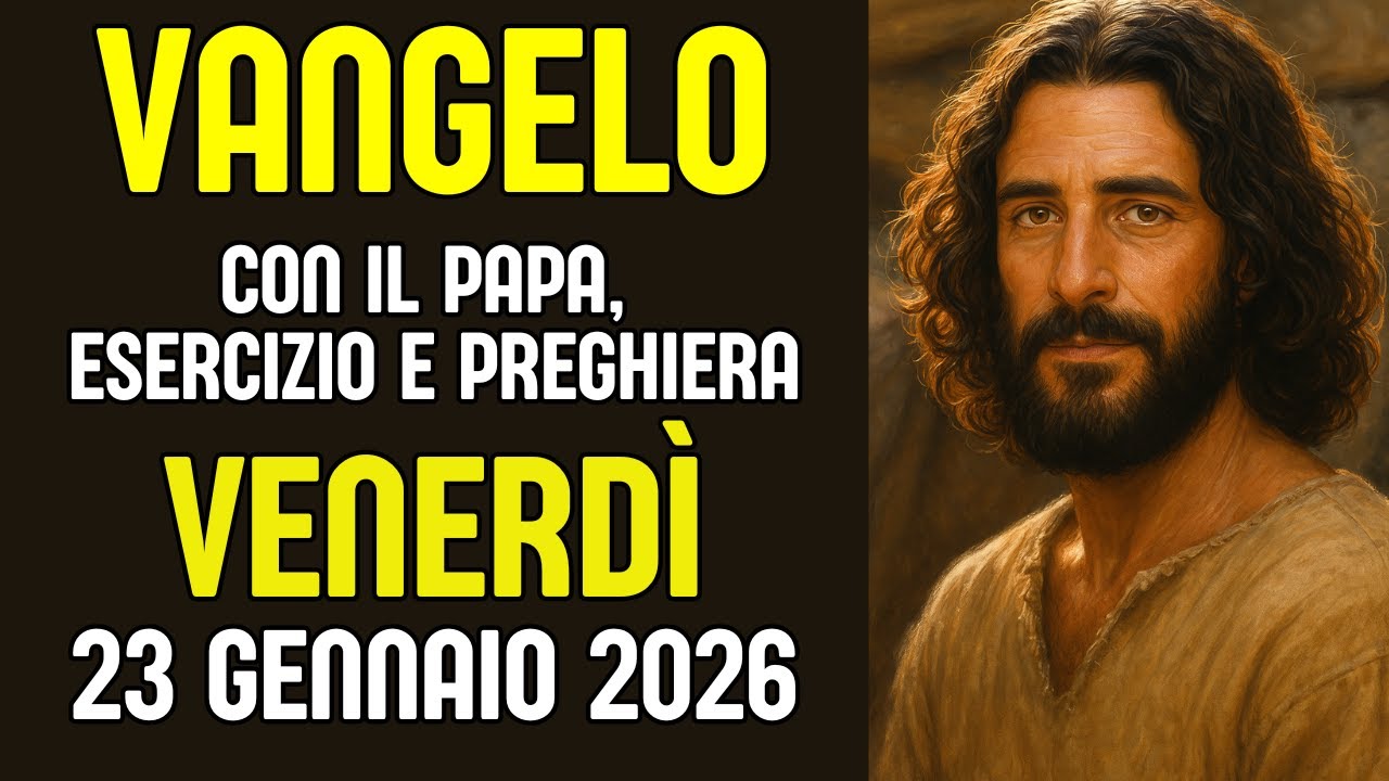 VANGELO DEL GIORNO 23 GENNAIO 2026.🙏Gesù chiama proprio te? Perché ha scelto i 12, cosa chiede a te?