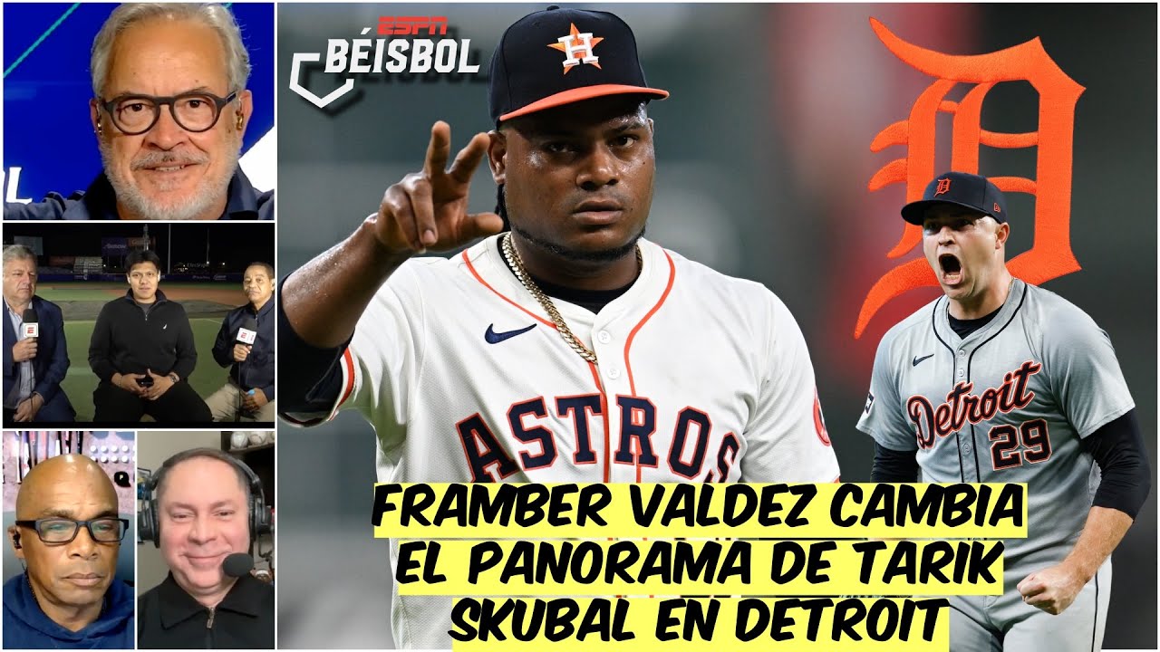 FRAMBER VALDEZ le hizo un GRAN FAVOR a TARIK SKUBAL al FIRMAR con los TIGERS | ESPN Beisbol