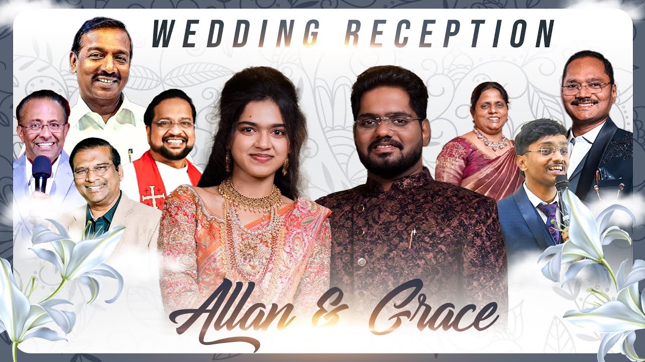🔴LIVE : Allan Paul Isaac & Grace Celciya Reception | Sathiyam Tv MD Son Wedding