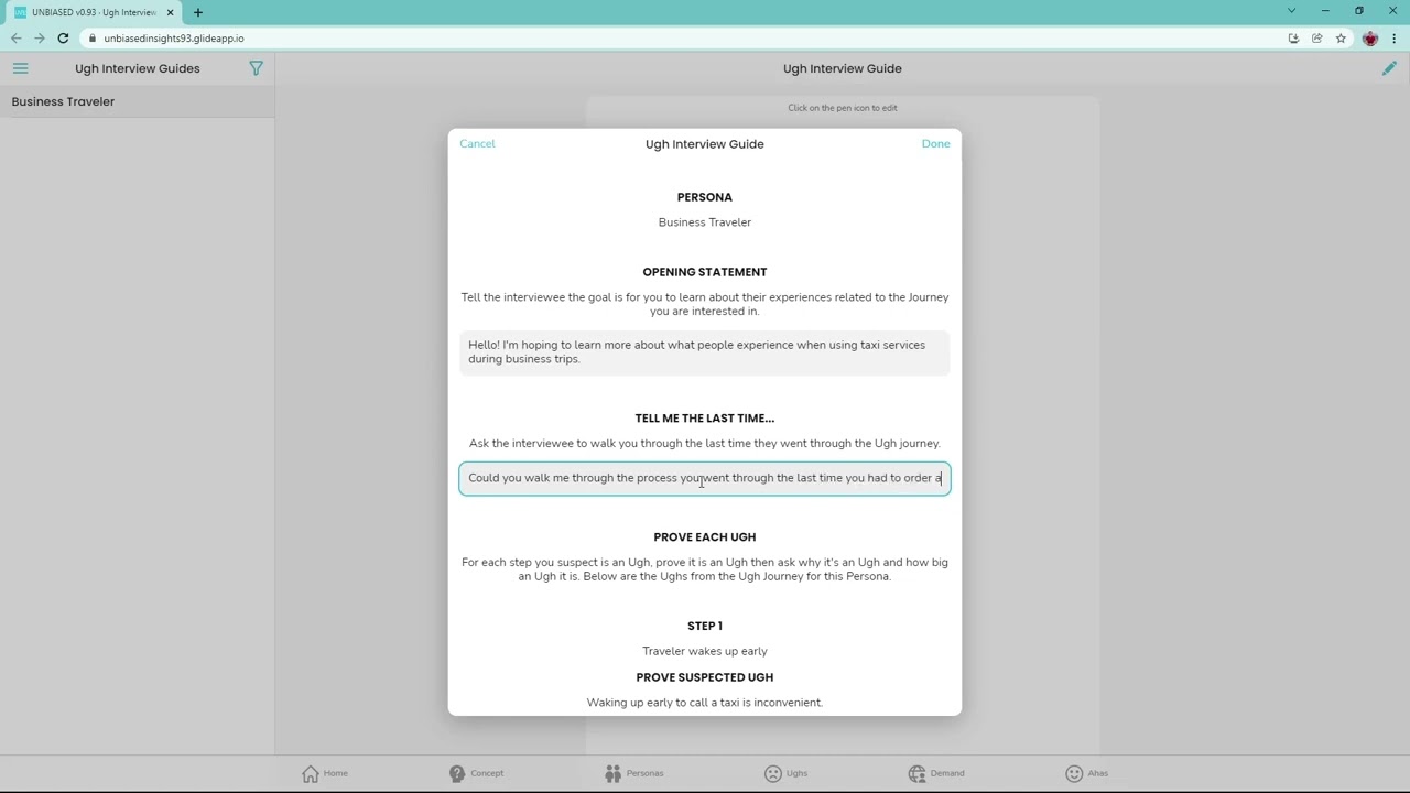 UNBIASED -  How to Create an Interview Guide