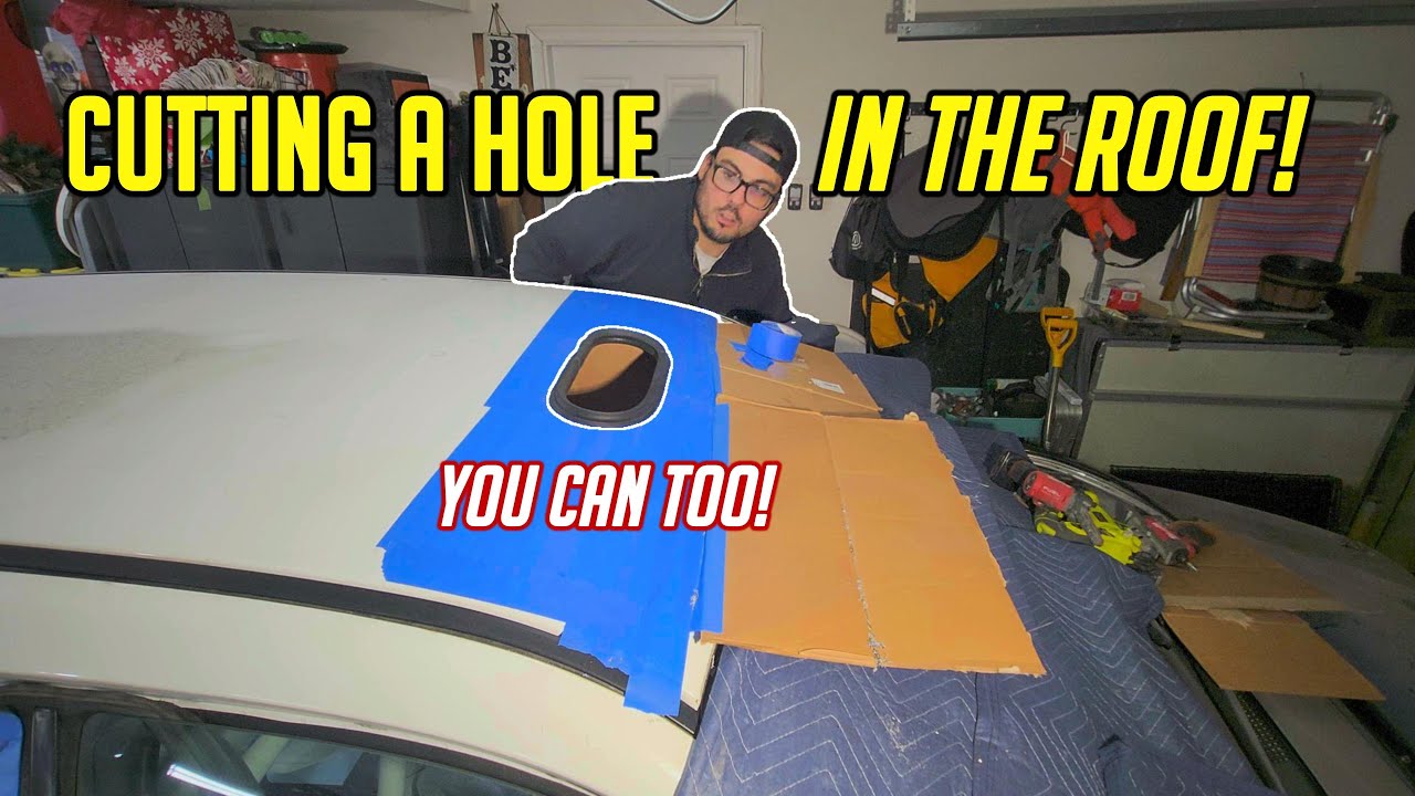 JDM ROOF VENT Install! Start to Finish Spec-C Roof Vent | Widebody WRX Wagon Racecar Part 29