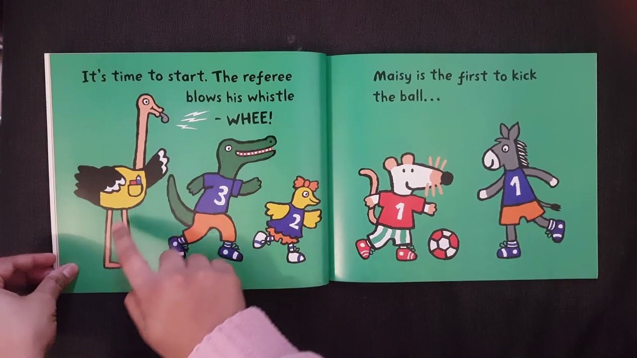 Maisy plays football book | Kids story reading |Read and Learn English |Lucy Cousins|Bedtime stories