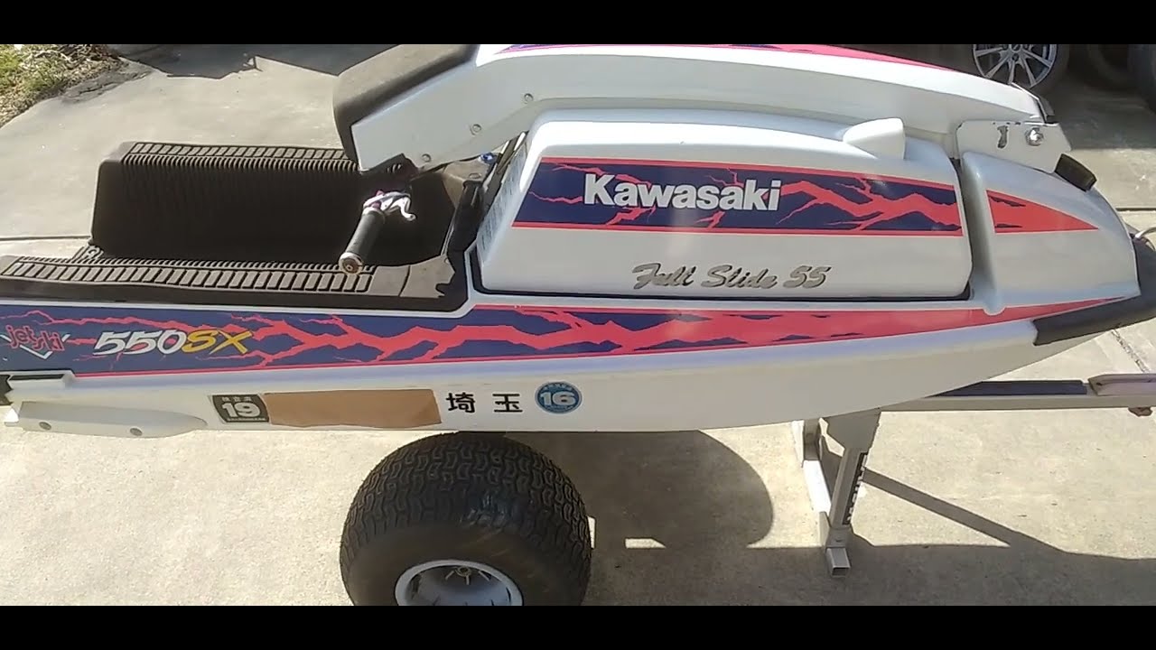 ヤフオク出品動画　ジェットスキー　JS550SX改750