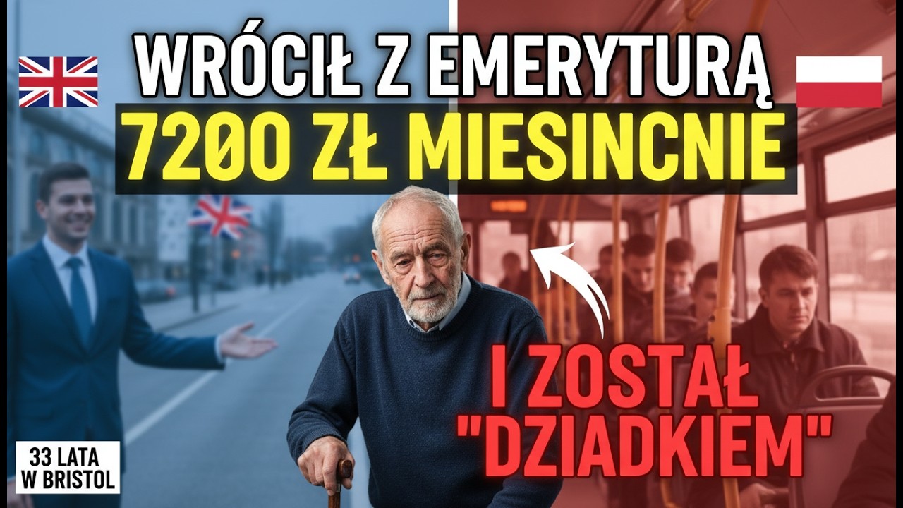 Wrócił z UK po 33 latach. To, jak Polska traktuje starszych, złamało mu serce