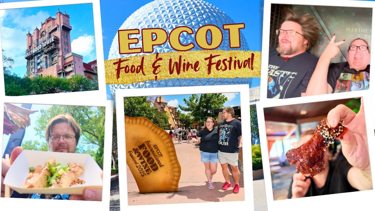 Фестиваль еды и вина Epcot 2025 | Башня ужаса и Стражи Галактики: Космическая перемотка | Видеобл...
