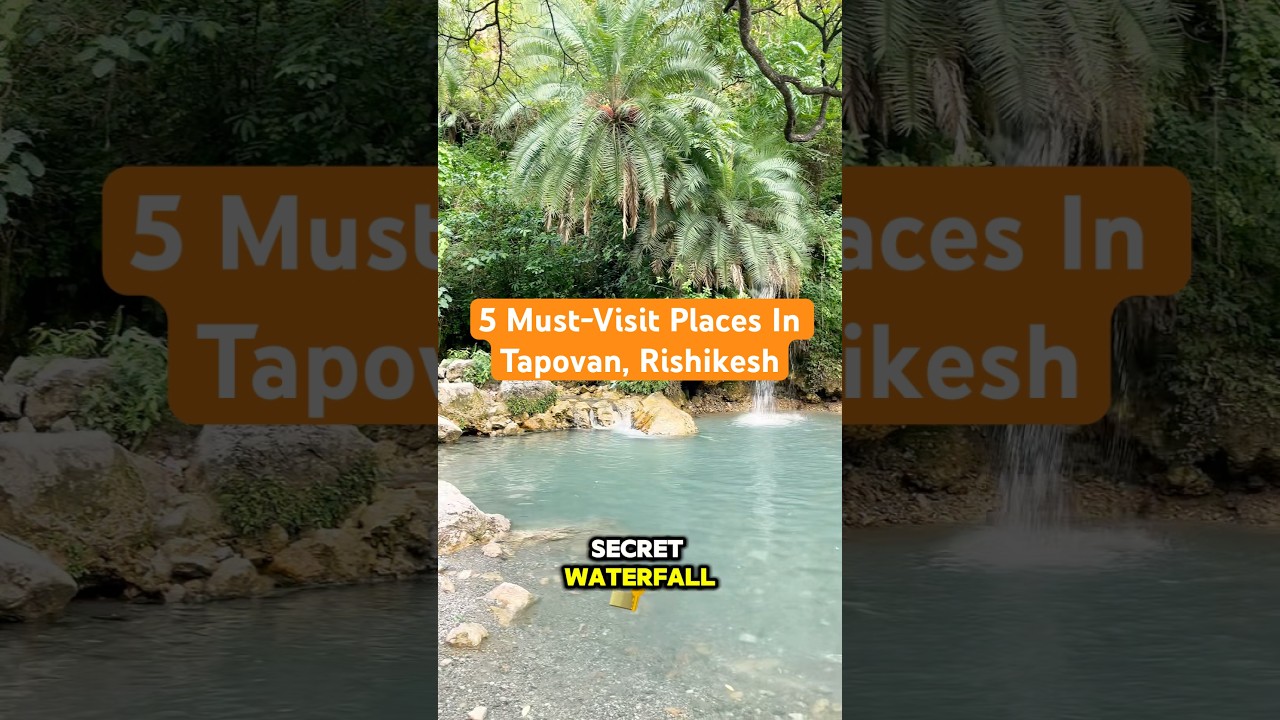 5 Must-Visit Places In Tapovan, Rishikesh #travelshorts #ytshorts #shorts #rishikesh #tapovan #tips