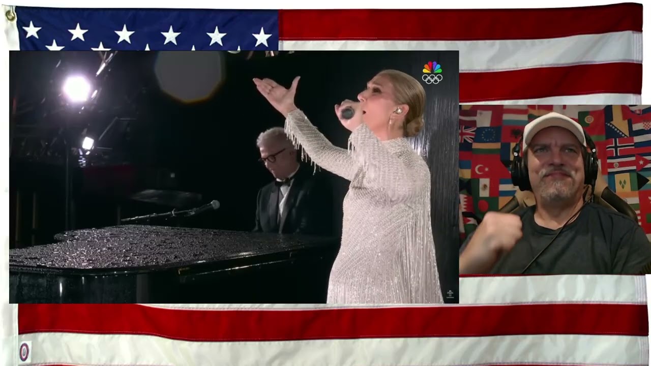 Celine Dion closes the Olympic Opening Ceremony with a courageous tour de force-  REACTION