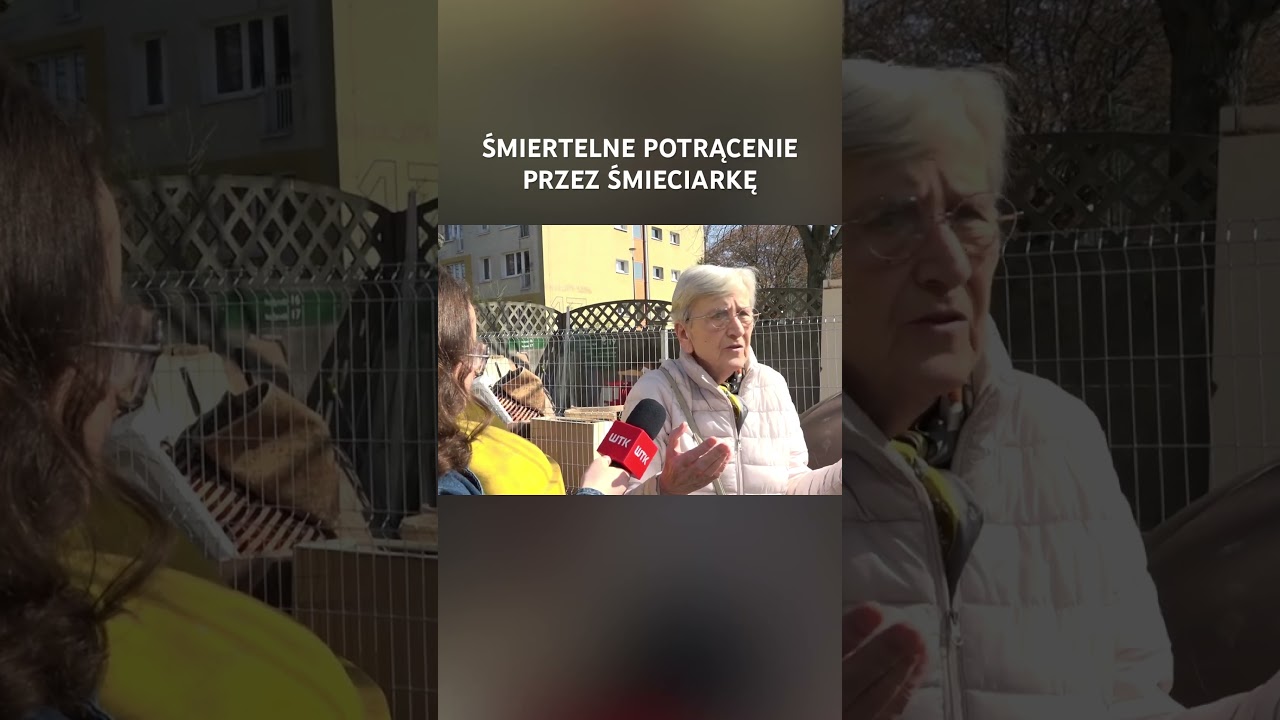 Tragedia na osiedlu. Śmiertelne potrącenie przez śmieciarkę. #Wypadek #Policja #Informacje