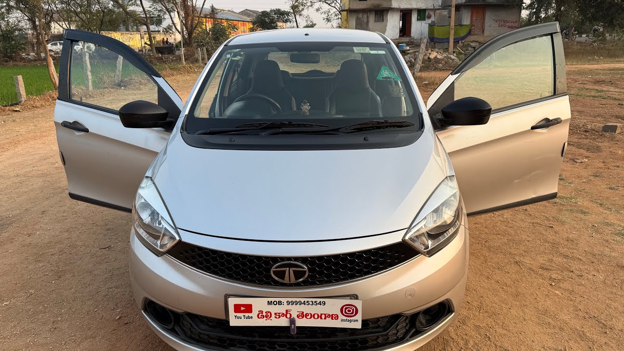 రెండున్నర లక్షలకే tata tiago 2016 డిజిల్ ఒరిజినల్ పెయింట్ సర్వీస్ రికార్డ్ 📞9999453549📞9205725539