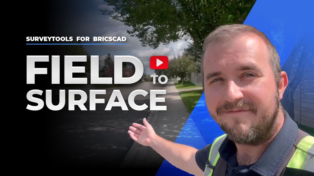 SurveyTools for BricsCAD - Automate Surface Creation