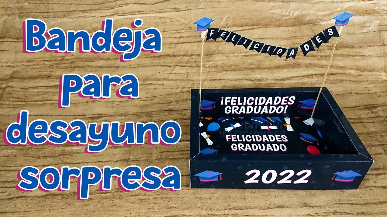 BANDEJA / CAJA PARA DESAYUNO SORPRESA | REGALO