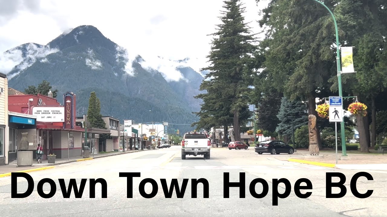 Driving Through Downtown Hope BC