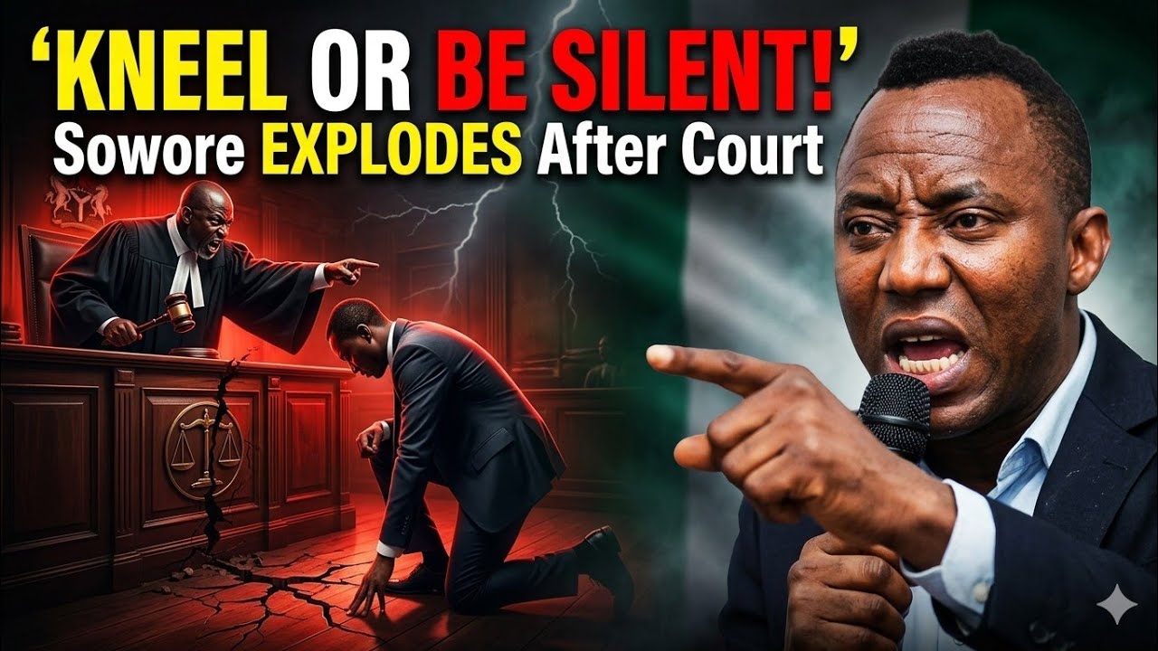 Kneel Or Be Silent- Sowore’s Double Drama That Shook Nigeria.