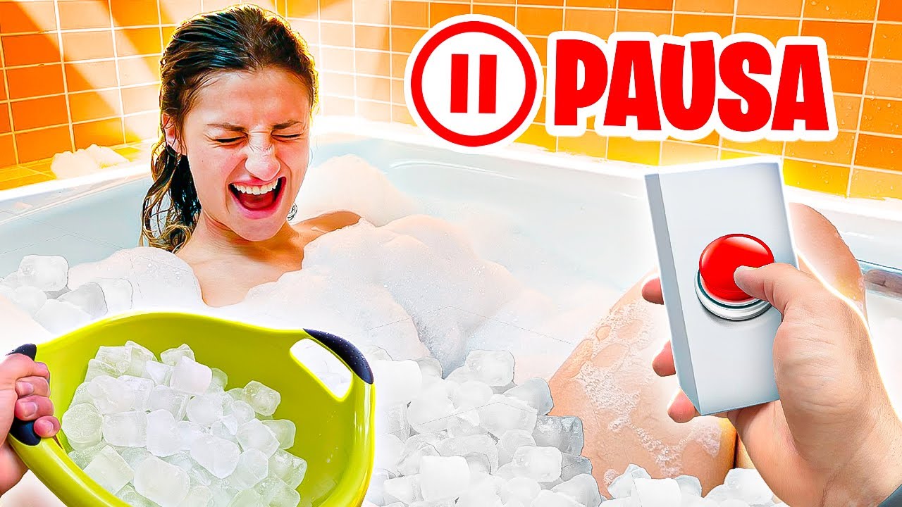 PAUSE CHALLENGE con MI NOVIA por 24 HORAS!!