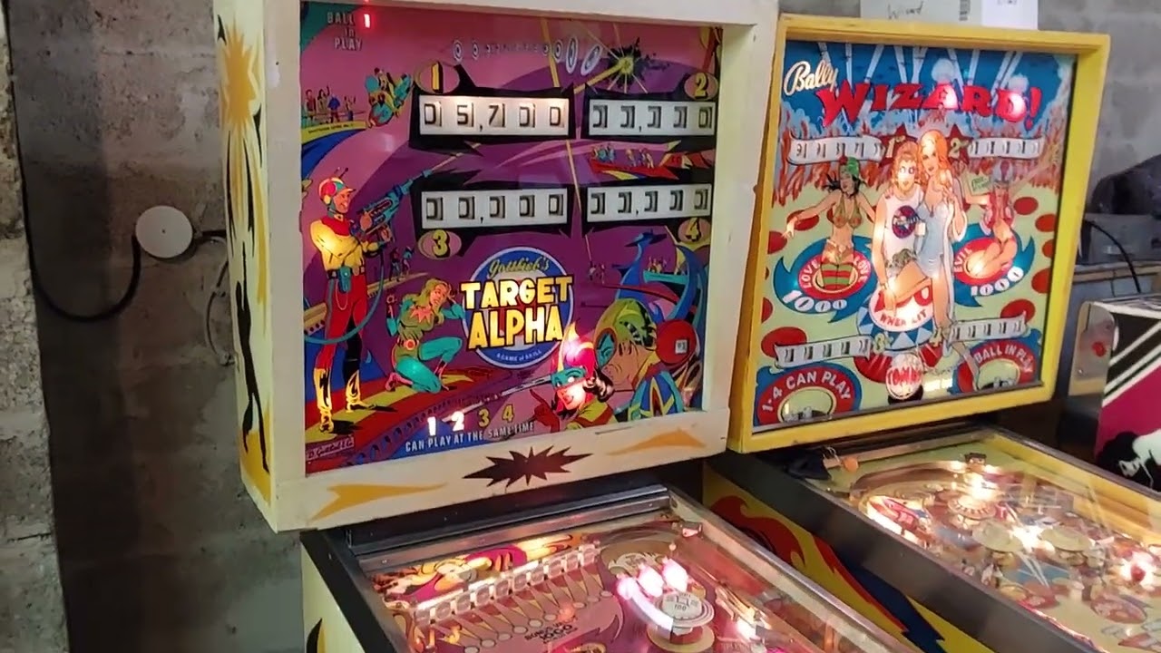 Target Alpha Pinball machine from Gottlieb (1976) in Gameplay DROP TARGET MONSTER!!!