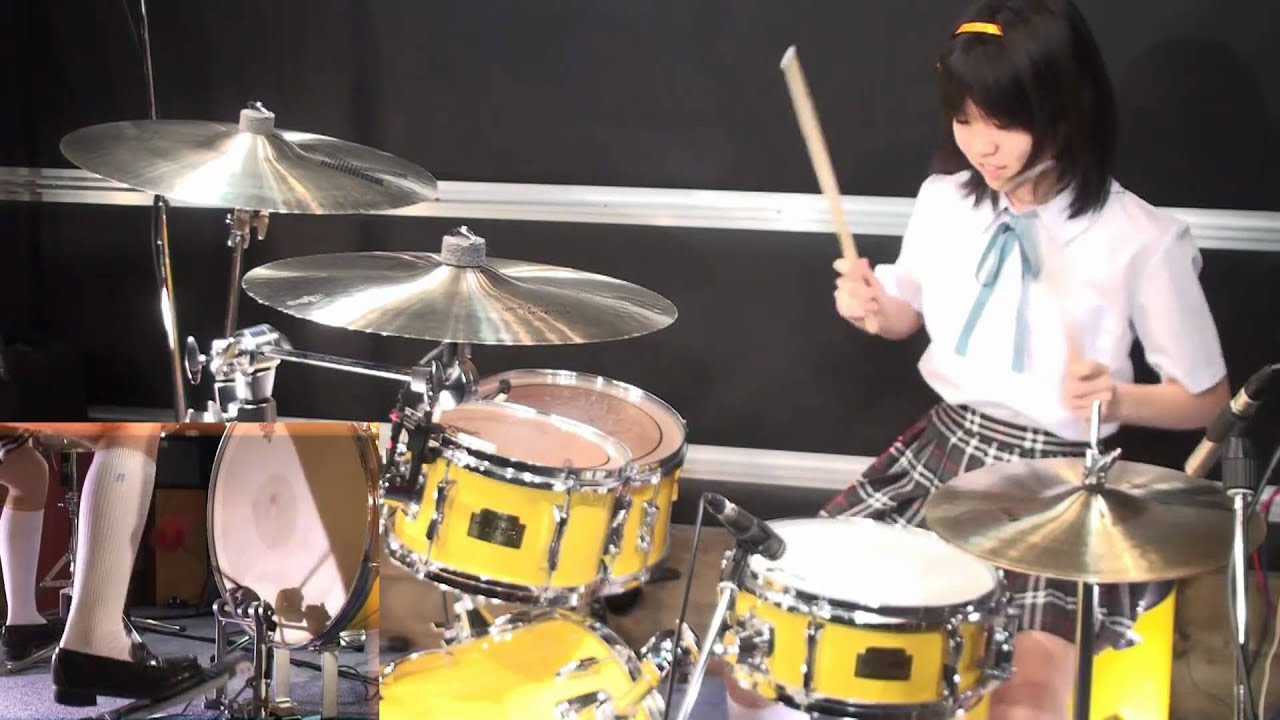けいおん！ 翼をください 叩いてみた　K-ON! Tsubasa wo Kudasai (cover)