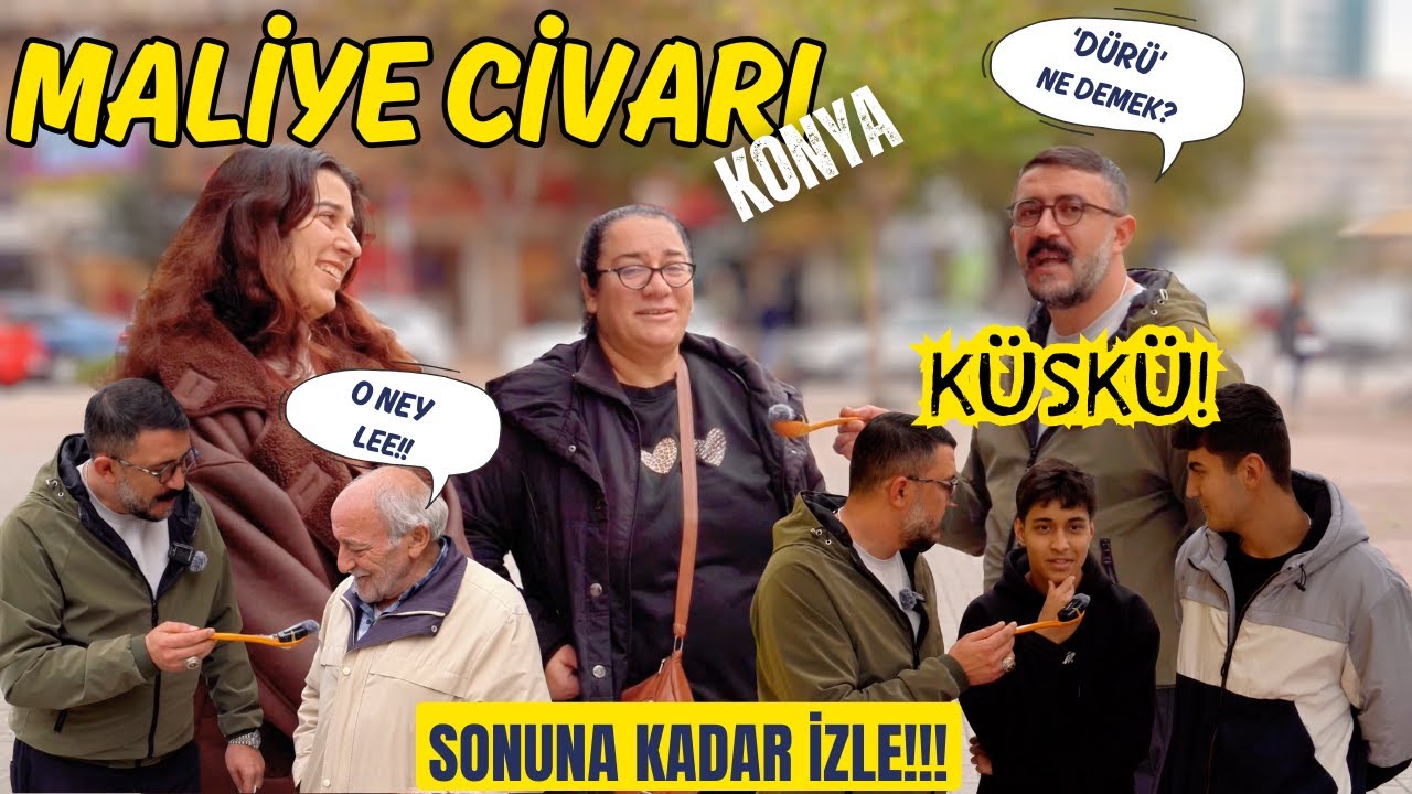 Maliye Önünde Vatandaşa Sorduk: Bu Konya Kelimeleri Ne Demek?